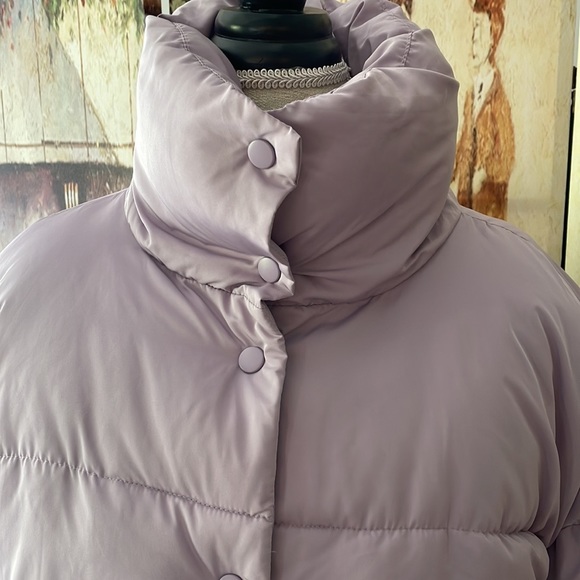 Free People “Weekender” Puffer Jacket, Lavender, Size Small - Picture 2 of 6